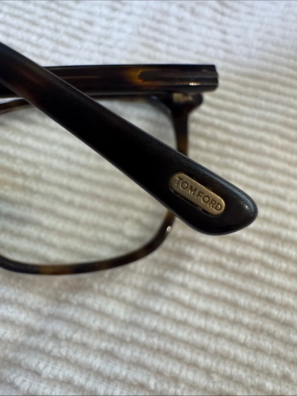Tom Ford glasses frame with case - tortoiseshell with RX lenses